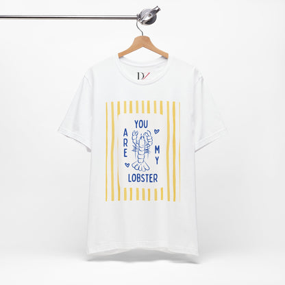 You Are My Lobster T-Shirt | Cute Lobster Illustration, Nautical Stripes