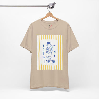 You Are My Lobster T-Shirt | Cute Lobster Illustration, Nautical Stripes